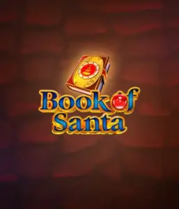 Experience the joyous spirit with Book of Santa slot by Endorphina, showcasing an ornate golden book emblazoned with Santa's iconic seal. This image captures the charm and joy of Christmas, set against a cozy red background. Great for players looking to get into the holiday spirit, offering a delightful adventure. 